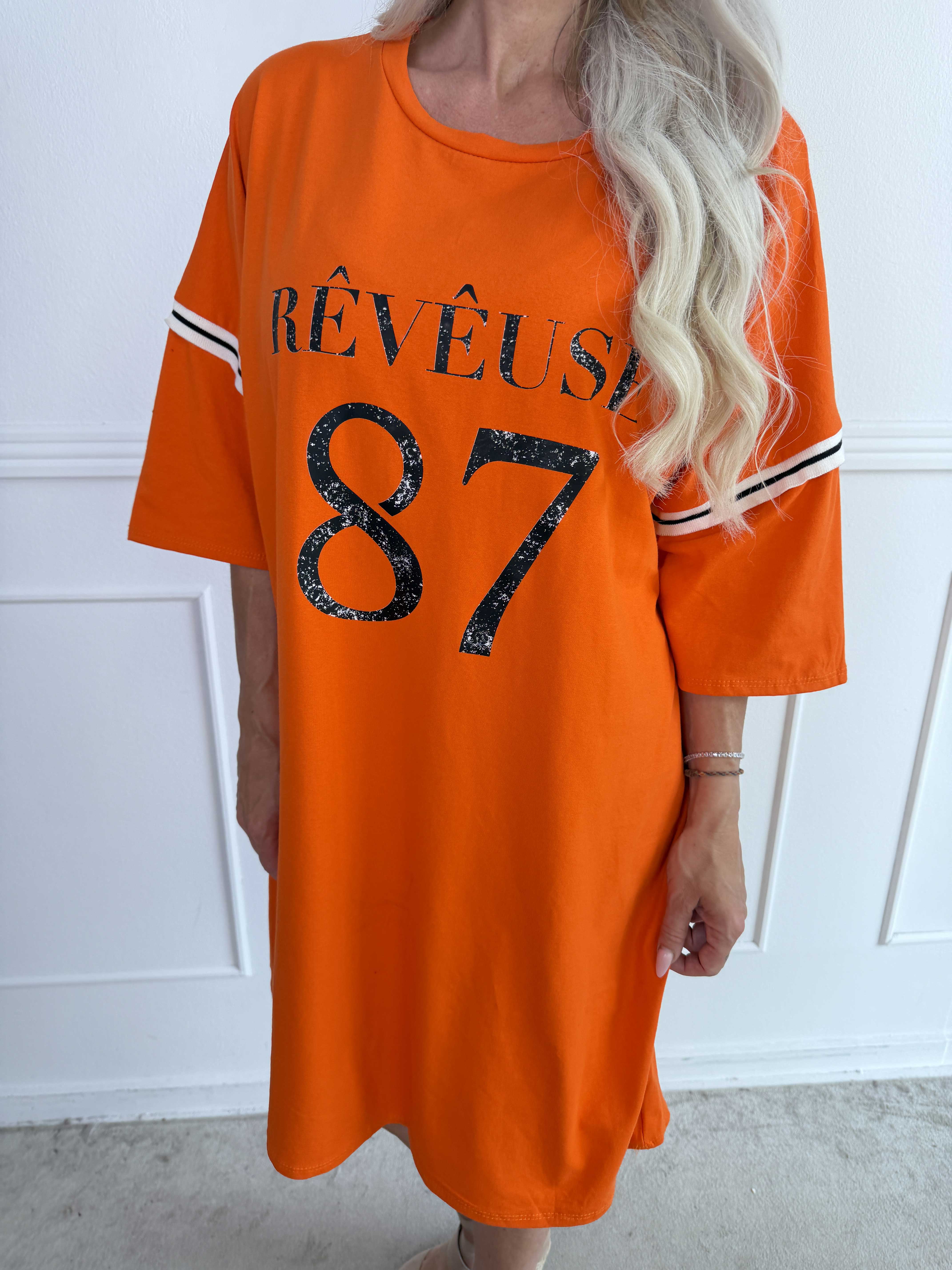 Lana - Fed t-shirtkjole i blød bomuld med stilfuldt